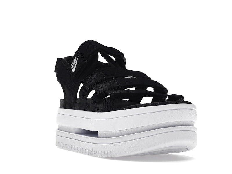 Nike Iconic Classic Sandal Black White White (Women's)