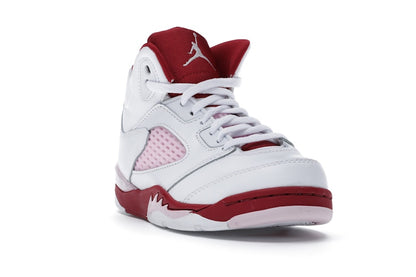 Jordan 5 Retro White Pink Red (PS)