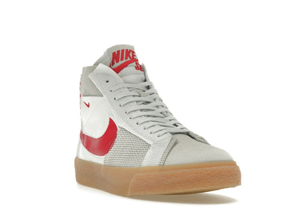 Nike SB Zoom Blazer Mid Premium Deconstructed White University Red Gum