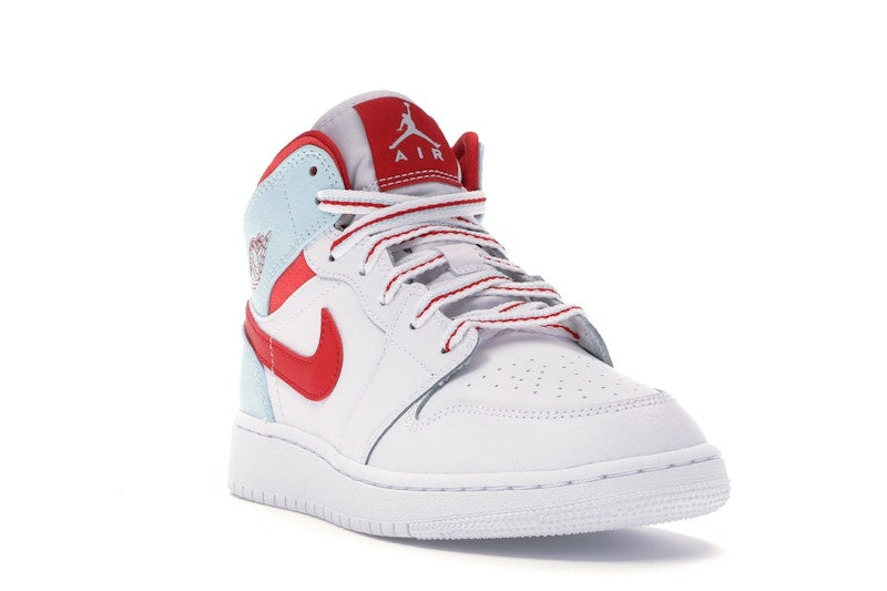 Jordan 1 Mid White Topaz Mist (GS)