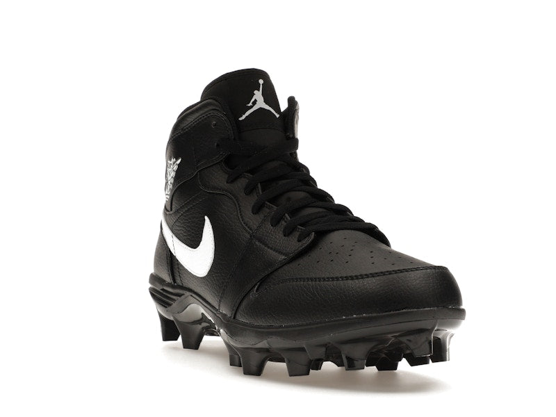 Jordan 1 Mid TD Cleat Black White
