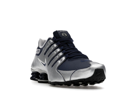 Nike Shox NZ Midnight Navy Metallic Silver