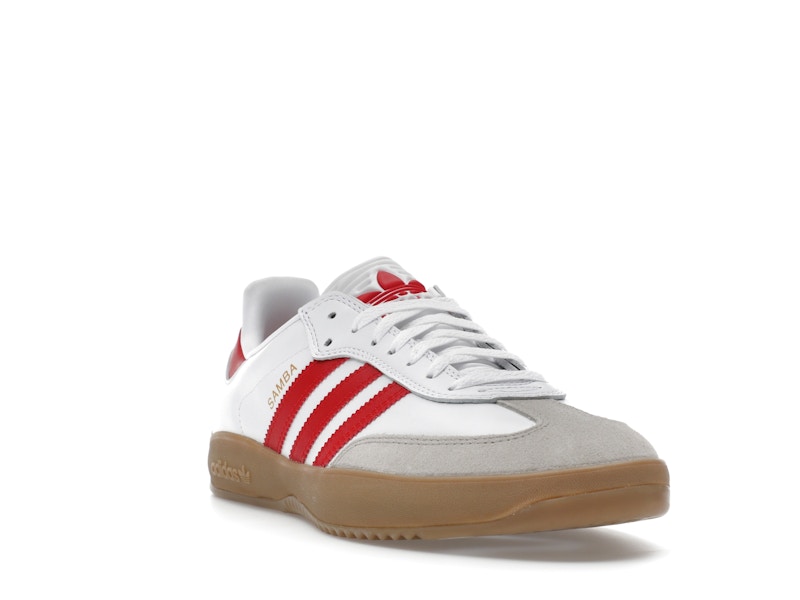 adidas Puig Samba Cloud White Better Scarlet Gum