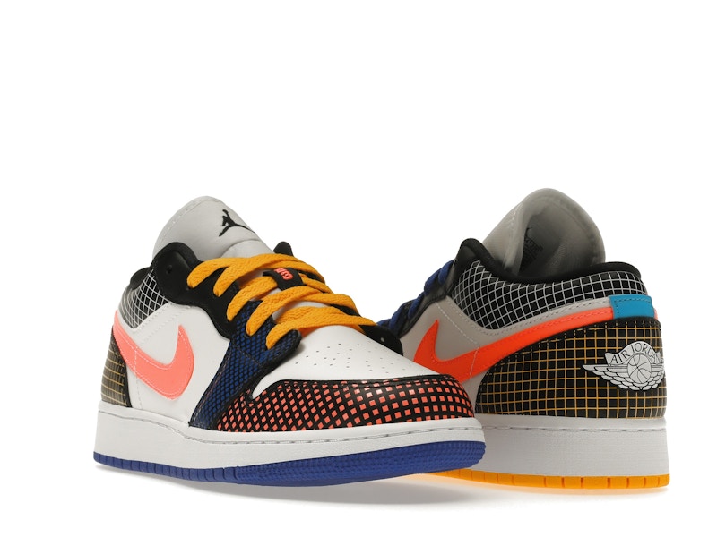 Jordan 1 Low MMD Multi-Color Grid (GS)