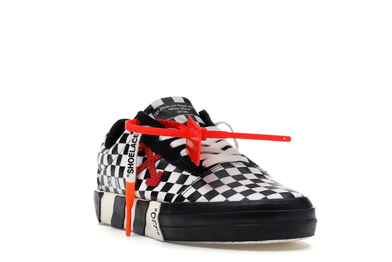 OFF-WHITE Vulc Low Checkered Black White