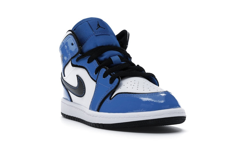 Jordan 1 Mid Signal Blue (PS)