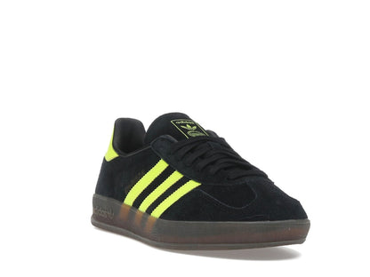 adidas Gazelle Indoor Core Black Solar Yellow Cloud White