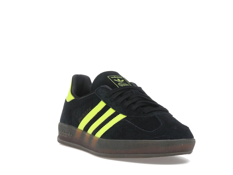 adidas Gazelle Indoor Core Black Solar Yellow Cloud White