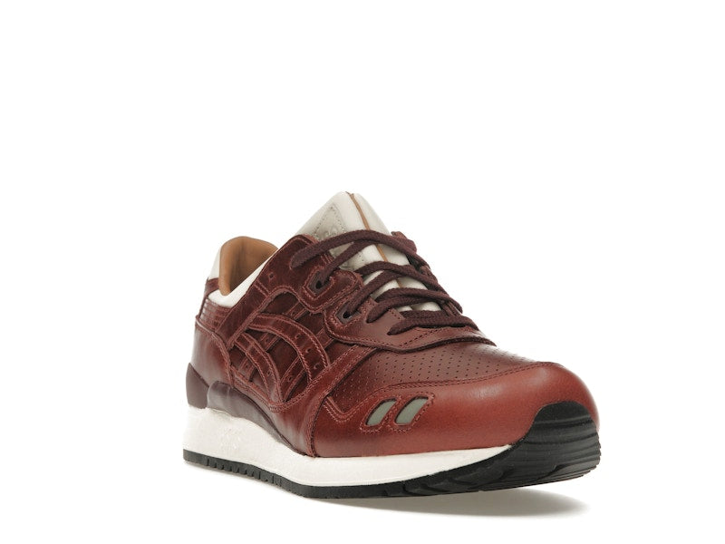 ASICS Gel-Lyte III Packer Shoes x J. Crew Oxblood Leather