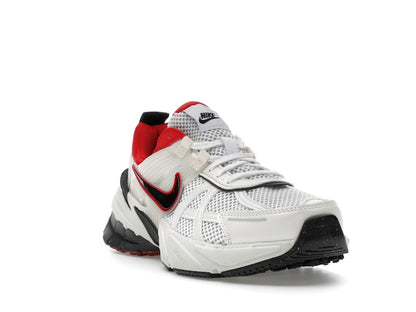 Nike V2K Run Metallic White University Red