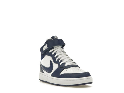 Nike Court Borough Mid 2 White Blue Void (GS)