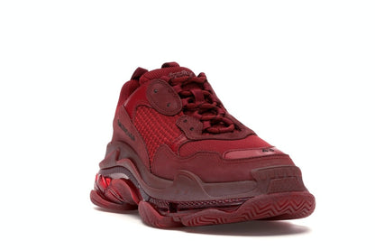 Balenciaga Triple S Burgundy Red