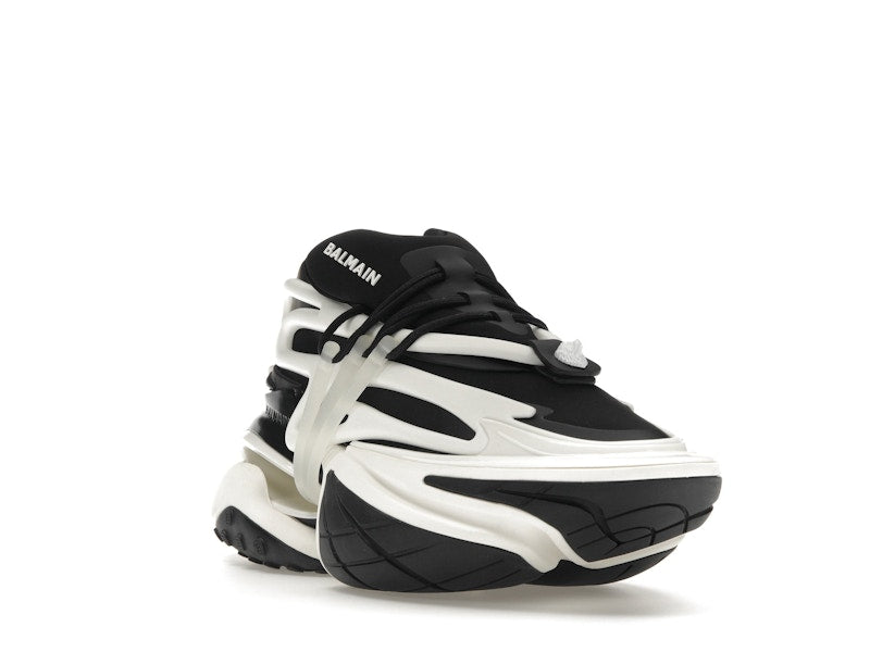 Balmain Unicorn Low-Top Black White