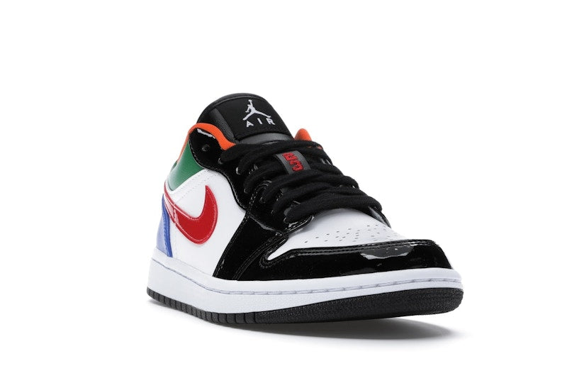 Jordan 1 Low Multi-Color Black Toe (Women's)