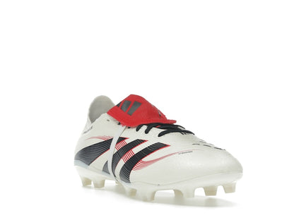 adidas Predator League Fold-Over Tongue FG/MG Off White Core Black Pure Ruby