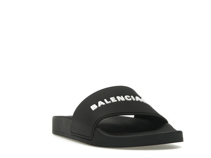 Balenciaga Pool Slide Black White (Women's)
