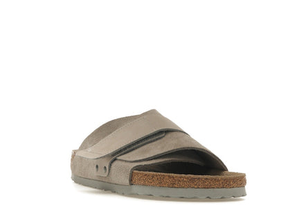 Birkenstock Kyoto Nubuck Suede Stone Coin