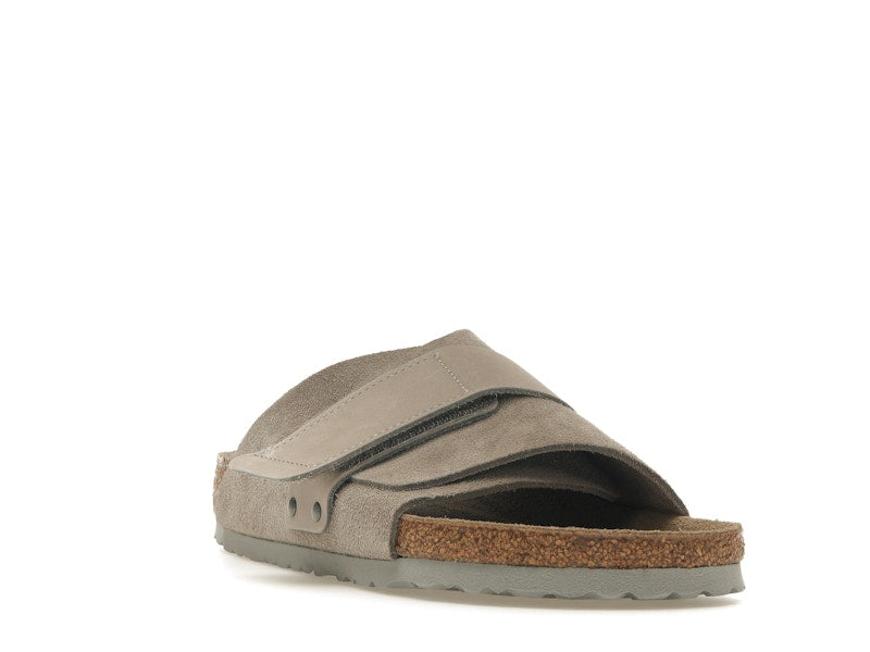 Birkenstock Kyoto Nubuck Suede Stone Coin