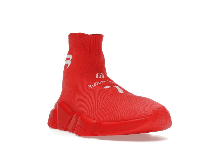 Balenciaga Speed Soccer Runner Intense Red White