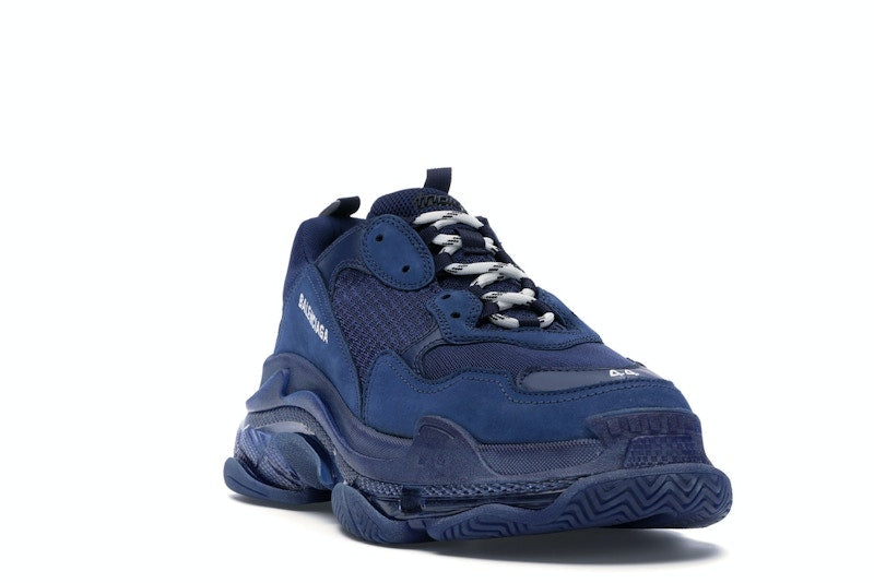 Balenciaga Triple S Clear Sole Navy