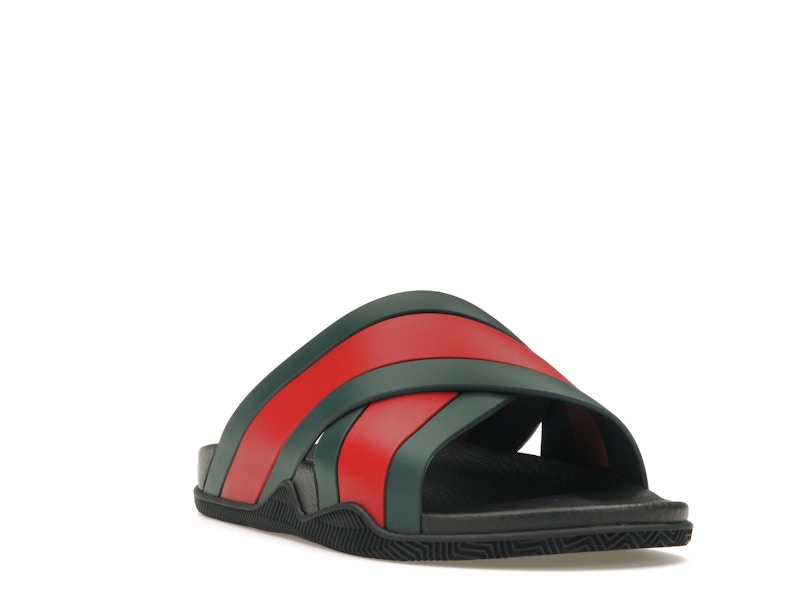 Gucci Web Slide Black Rubber