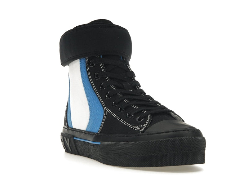 Burberry Sub High-Top Laced-Up Trainer Black Blue White