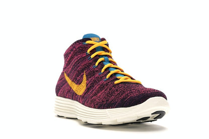 Nike Lunar Flyknit Chukka Grand Purple Laser Orange