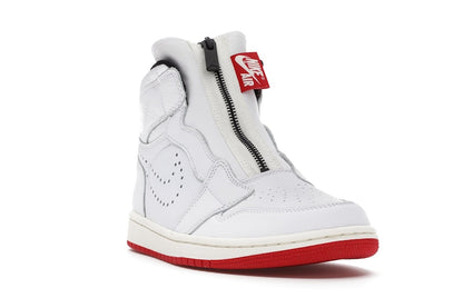 Jordan 1 Retro High Zip White University Red
