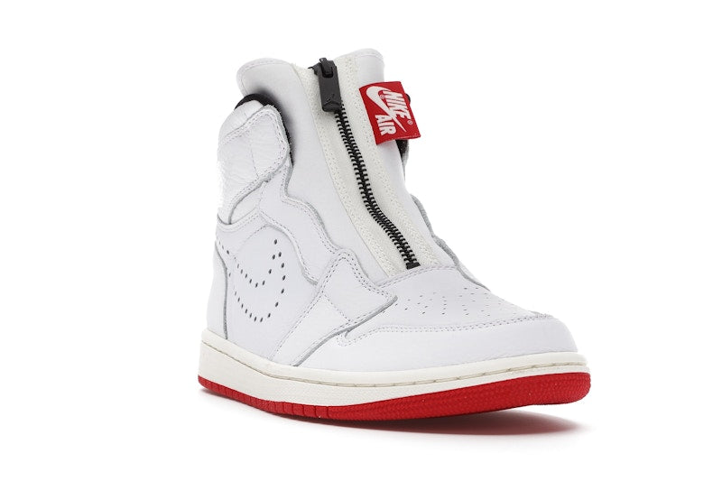 Jordan 1 Retro High Zip White University Red