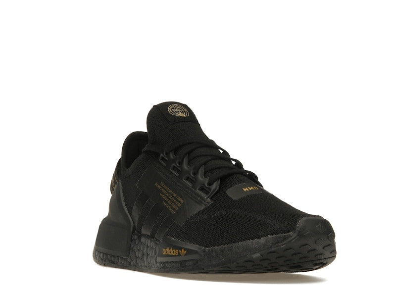adidas NMD R1 V2 Black Gold Metallic