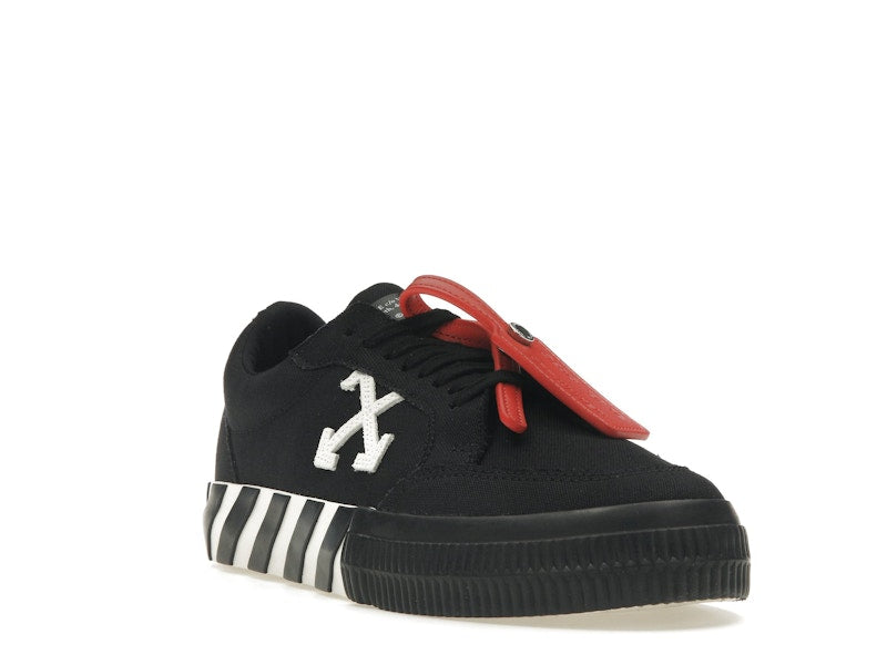 OFF-WHITE Vulcanized Low Canvas Black White
