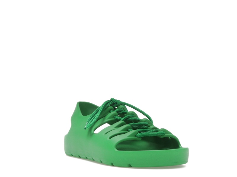 Bottega Veneta Jelly Lace Up Sandal Green (Women's)