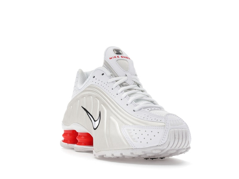 Nike Shox R4 White Phantom Picante Red (Women's)