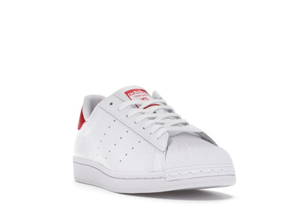 adidas Superstan White Scarlet