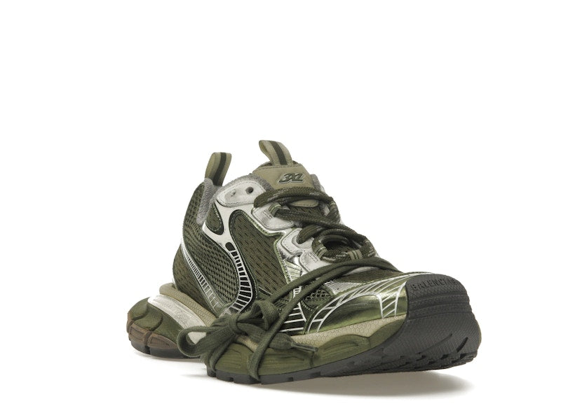 Balenciaga 3XL Dark Green Light Beige