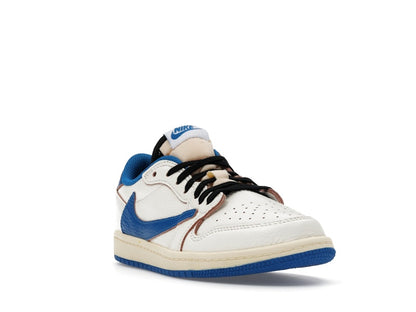 Jordan 1 Retro Low OG SP Fragment x Travis Scott Sail Military Blue (PS)