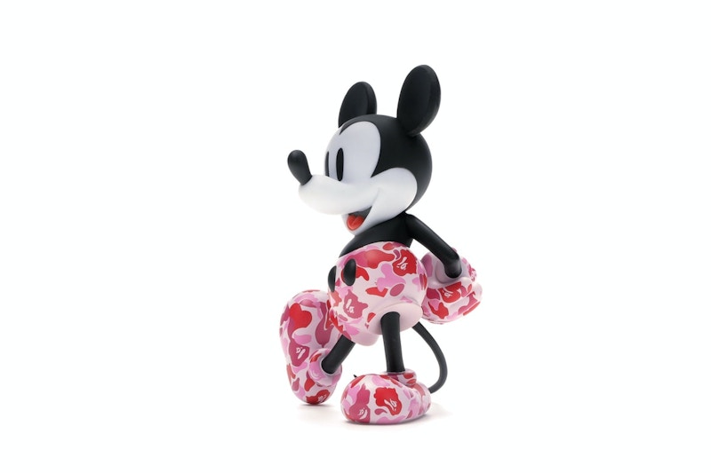 BAPE x Mickey Mouse 90th Anniverary Figure Red Camo