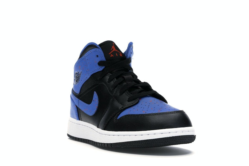 Jordan 1 Mid Royal Paint Splatter (GS)