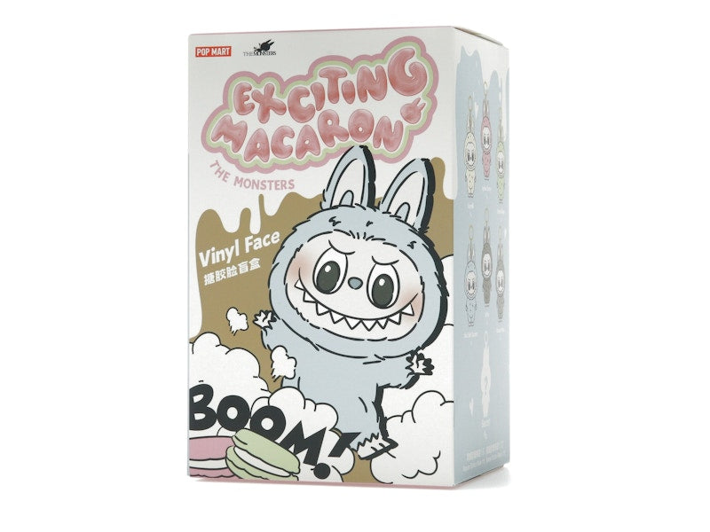 Pop Mart Labubu The Monsters Exciting Macaron Vinyl Plush Pendant Single Blind Box