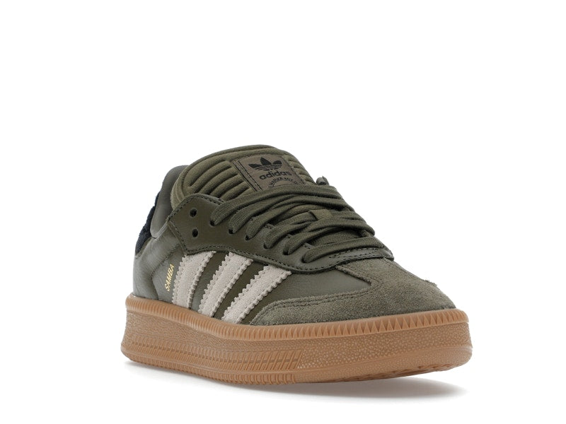 adidas Samba XLG Olive Strata Wonder Beige Gold Metallic