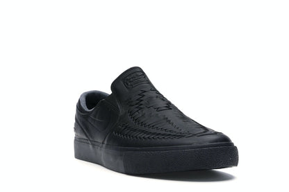 Nike SB Zoom Stefan Janoski Slip RM Crafted Woven Black