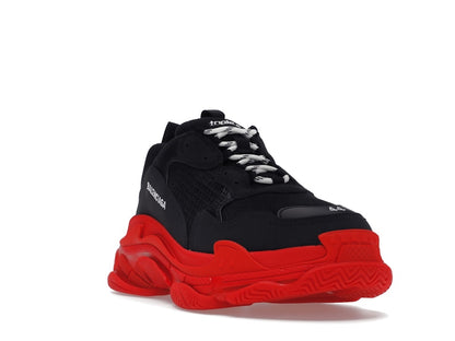 Balenciaga Triple S Black Red Sole