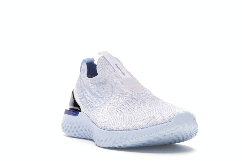Nike Epic React Moc Flyknit White Hydrogen Blue