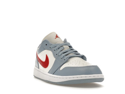 Jordan 1 Low Blue Whisper Dune Red (Women's)