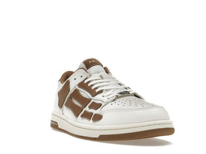 AMIRI Skel Top Low White Brown White