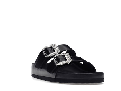 Birkenstock Arizona Manolo Blahnik Black