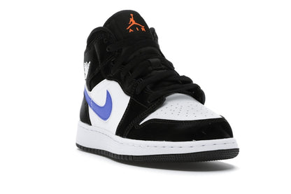 Jordan 1 Mid Black Racer Blue White (GS)