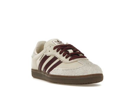 adidas Samba OG Wonder White Maroon (Women's)