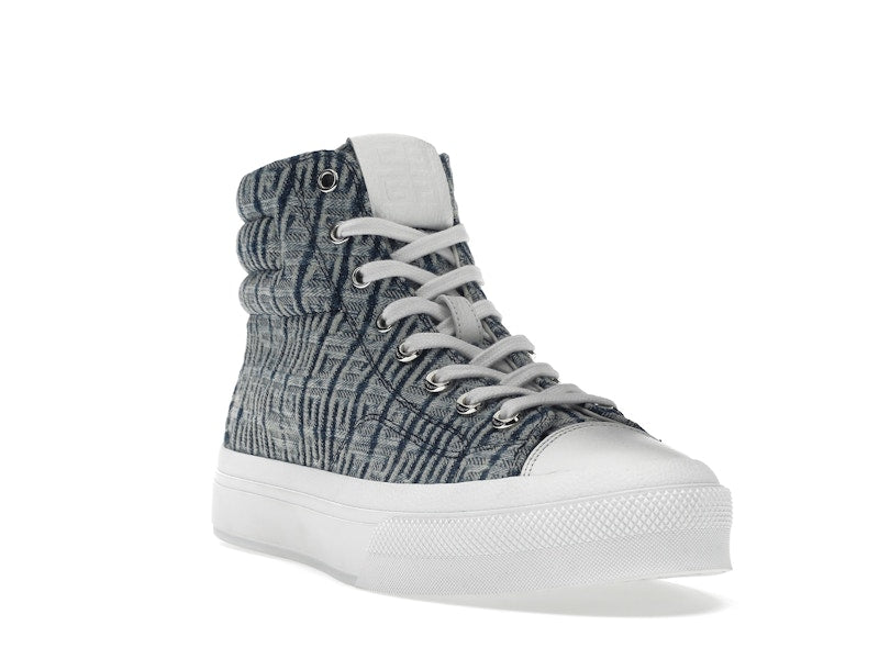 Givenchy City High Top In 4G Denim Blue White