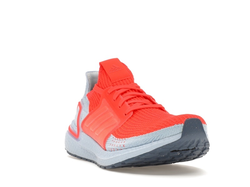 adidas Ultra Boost 19 Solar Red Glow Blue